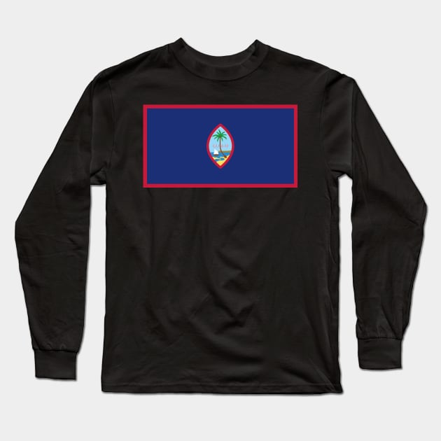 Guam Long Sleeve T-Shirt by Wickedcartoons